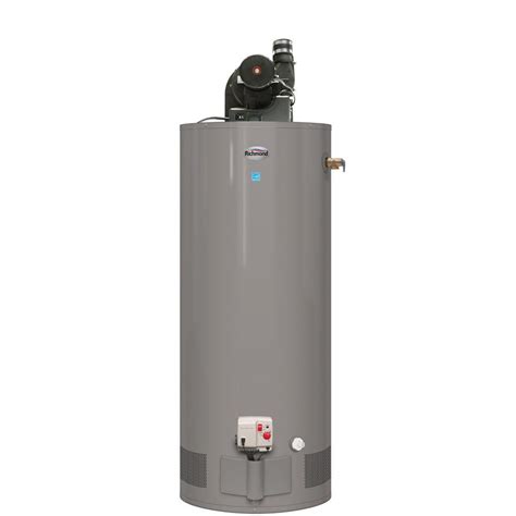 richmond hot water tank|50 gallon richmond water heater.